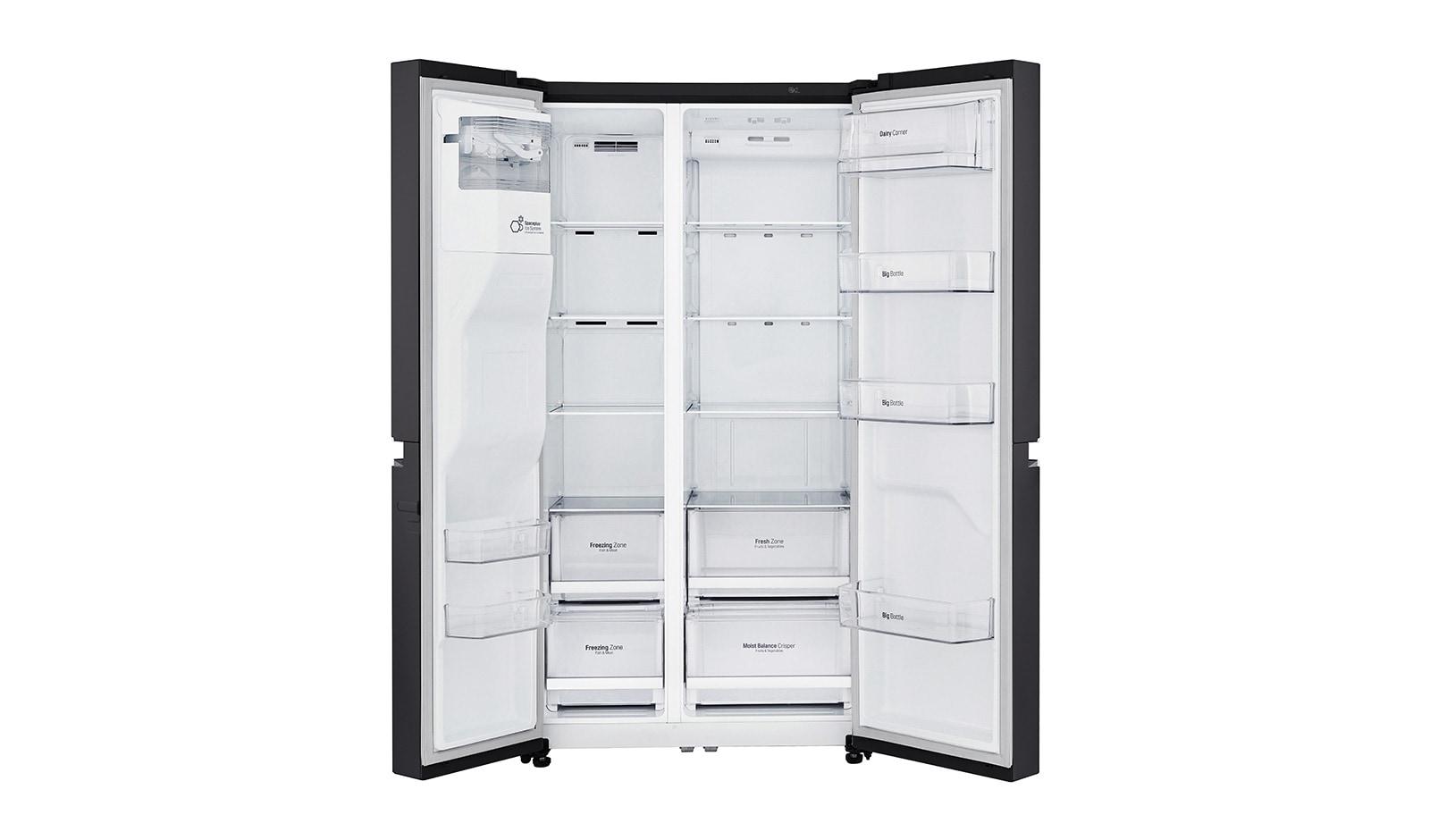 LG Smart Refrigerator with Plumbed Water and Ice Dispenser, GSL760WBXV