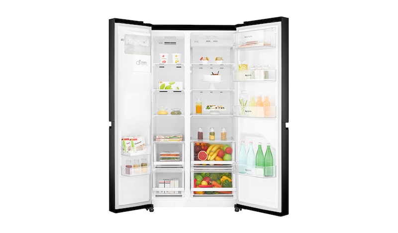 LG Smart Refrigerator with Plumbed Water and Ice Dispenser, GSL760WBXV