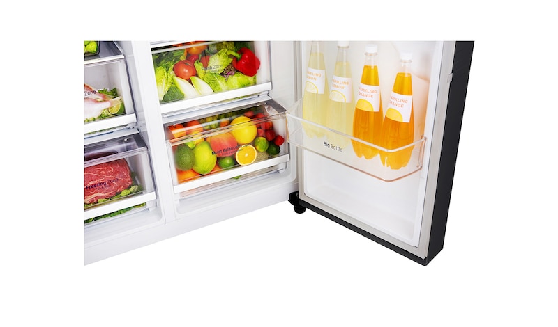 LG Smart Refrigerator with Plumbed Water and Ice Dispenser, GSL760WBXV