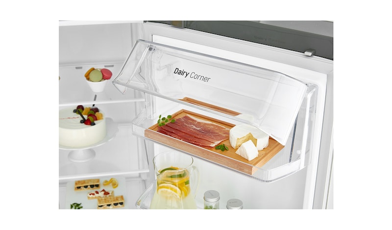 LG Smart Refrigerator with Plumbed Water and Ice Dispenser, GSL760WBXV