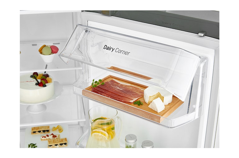 LG Smart Refrigerator with Plumbed Water and Ice Dispenser, GSL760WBXV