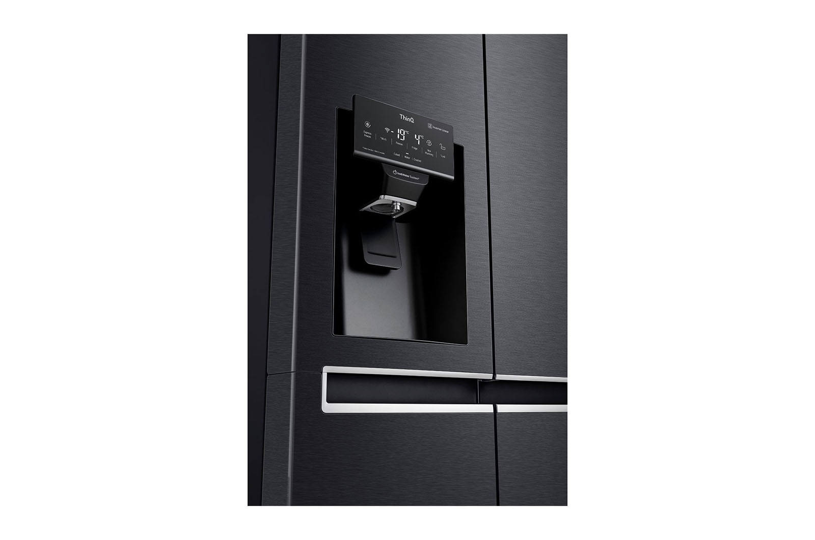 LG DoorCooling+™ GSL761MCKV American style Fridge Freezer, 625L,  Matte Black - F, GSL761MCKV