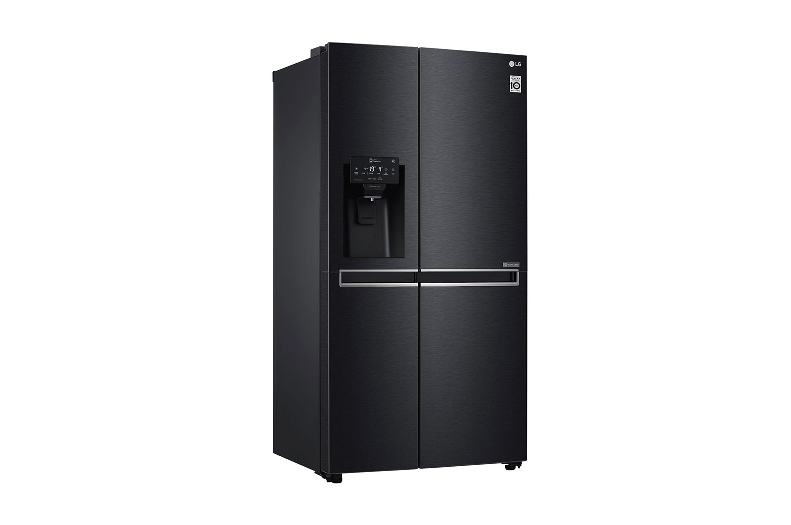 LG Inverter Linear Compressor™ GSL761MCXV American style Fridge Freezer, 601L, Matte Black- F, GSL761MCXV