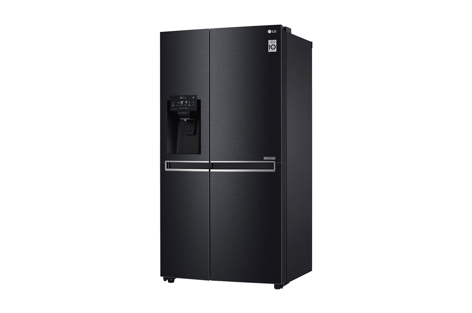 LG Inverter Linear Compressor™ GSL761MCXV American style Fridge Freezer, 601L, Matte Black- F, GSL761MCXV