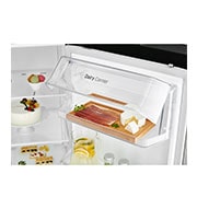 LG Inverter Linear Compressor™ GSL761MCXV American style Fridge Freezer, 601L, Matte Black- F, GSL761MCXV