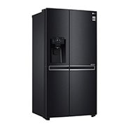 LG Inverter Linear Compressor™ GSL761MCXV American style Fridge Freezer, 601L, Matte Black- F, GSL761MCXV