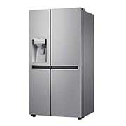 LG Inverter Linear Compressor™ GSL960PZBV American Style Fridge Freezer , 601L, Shiny Steel, GSL960PZBV