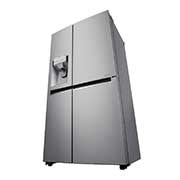 LG Inverter Linear Compressor™ GSL960PZBV American Style Fridge Freezer , 601L, Shiny Steel, GSL960PZBV