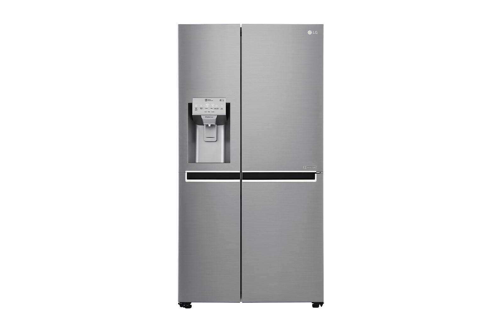 LG Inverter Linear Compressor™ GSL960PZBV American Style Fridge Freezer , 601L, Shiny Steel, GSL960PZBV