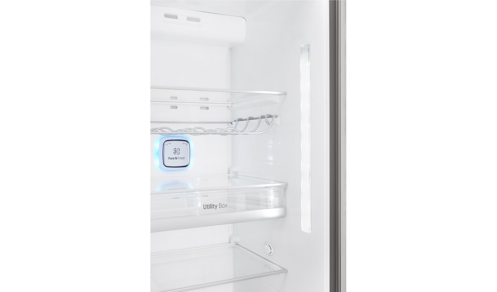 LG Inverter Linear Compressor™ GSL961PZBV American Style Fridge Freezer, 601L, Shiny Steel  - F, GSL961PZBV