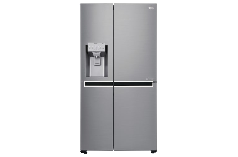 LG Inverter Linear Compressor™ GSL961PZBV American Style Fridge Freezer, 601L, Shiny Steel  - F, GSL961PZBV