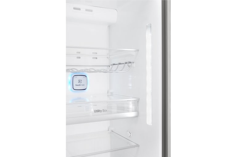 LG Inverter Linear Compressor™ GSL961PZBV American Style Fridge Freezer, 601L, Shiny Steel  - F, GSL961PZBV