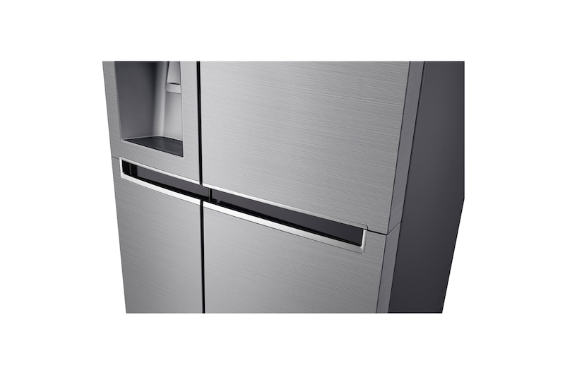 LG DoorCooling+™ GSL961PZJV American Style Fridge Freezer, 625L, Shiny Steel - F, GSL961PZJV