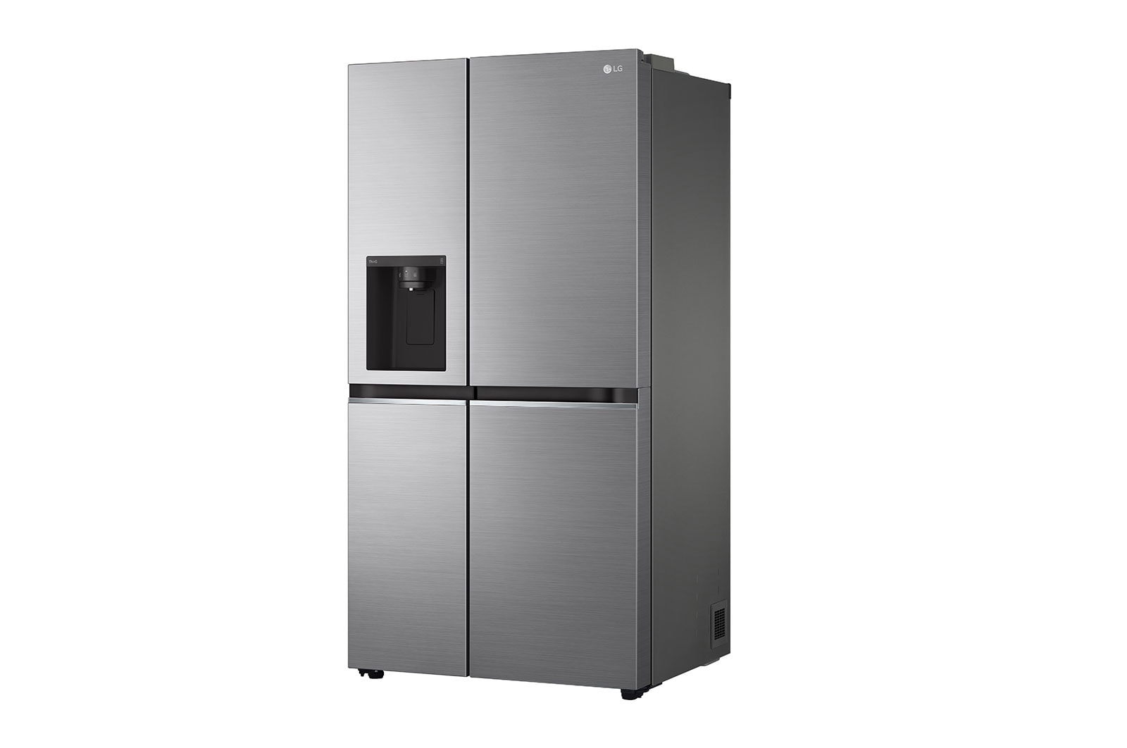 LG 635L American Style Fridge Freezer Shiny Steel Water & Ice Dispenser, GSLA80PZLF