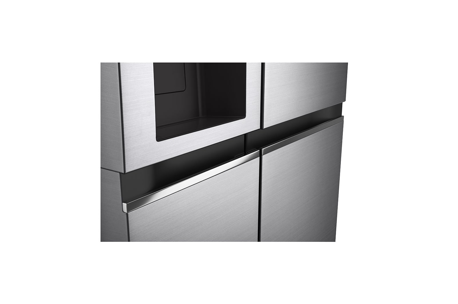 LG 635L American Style Fridge Freezer Shiny Steel Water & Ice Dispenser, GSLA81PZLF