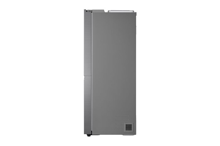 LG 635L American Style Fridge Freezer Water & Ice Dispenser, Shiny Steel, GSLD80PZRF