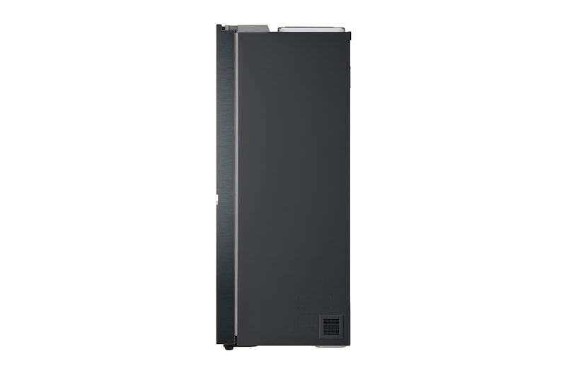 LG 635L American Style Fridge Freezer Water & Ice Dispenser, Matte Black, GSLV70MCTF