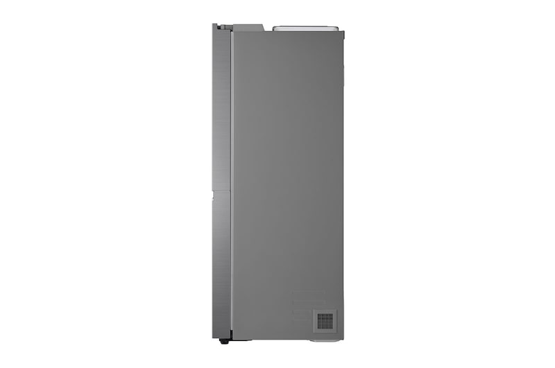 LG 635L Water & Ice Dispenser American Fridge Freezer, Shiny Steel, GSLV70PZTF
