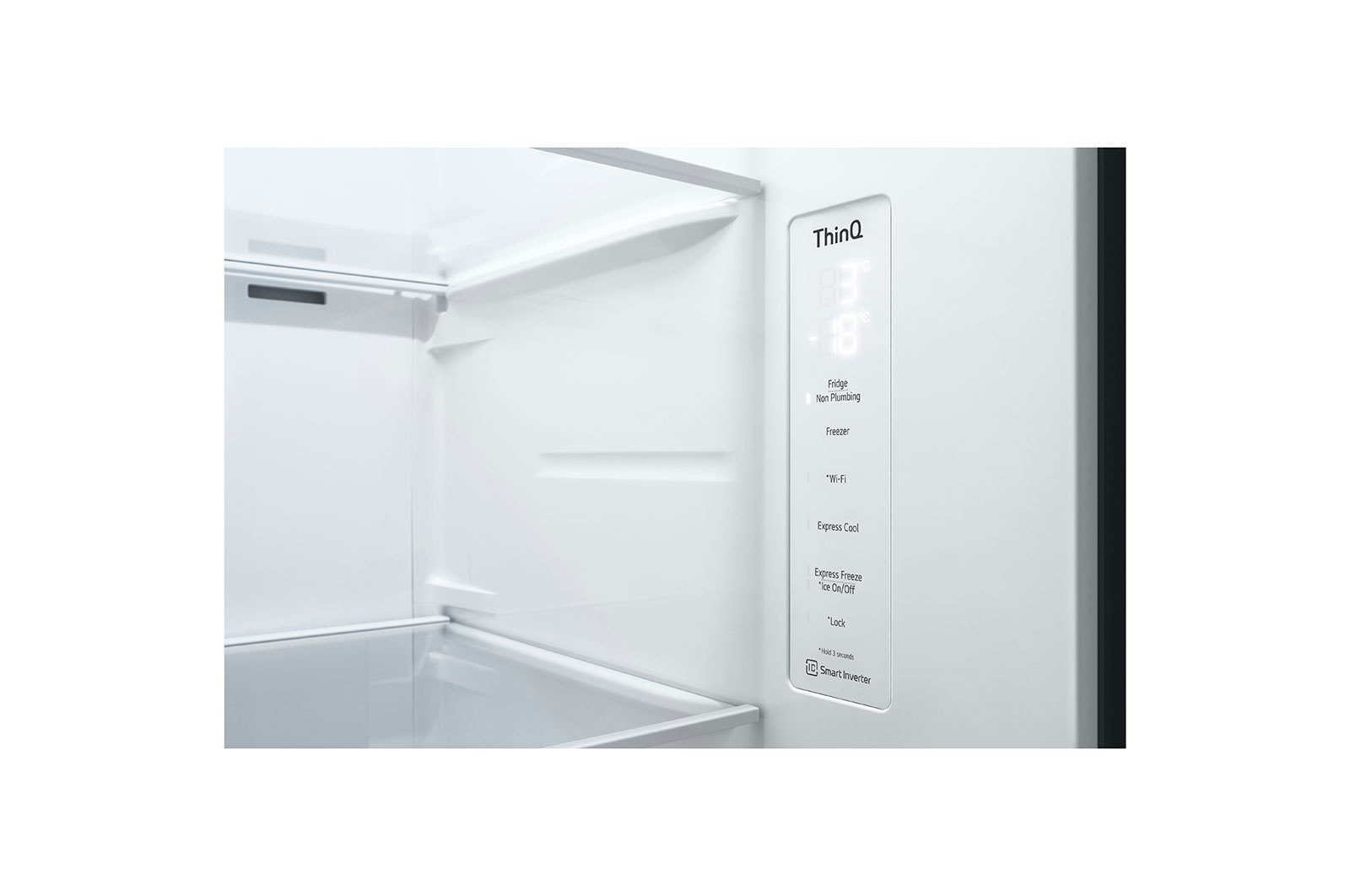 LG Black American Style Fridge Freezer with Water and Ice Dispenser | 635L, GSLV71MCTF