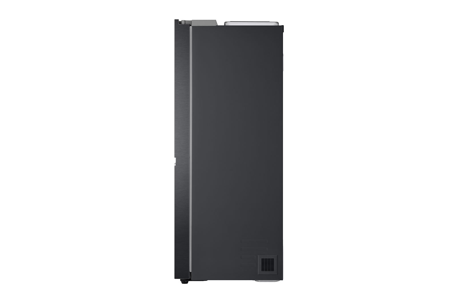 LG Black American Style Fridge Freezer with Water and Ice Dispenser | 635L, GSLV71MCTF