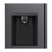 LG Black American Style Fridge Freezer with Water and Ice Dispenser | 635L, GSLV71MCTF