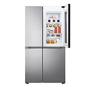 LG InstaView Door-in-Door | American Style Fridge Freezer | 655L | WiFi connected | Shiny Steel, GSQV90PZAE