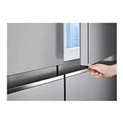 LG InstaView Door-in-Door | American Style Fridge Freezer | 655L | WiFi connected | Shiny Steel, GSQV90PZAE