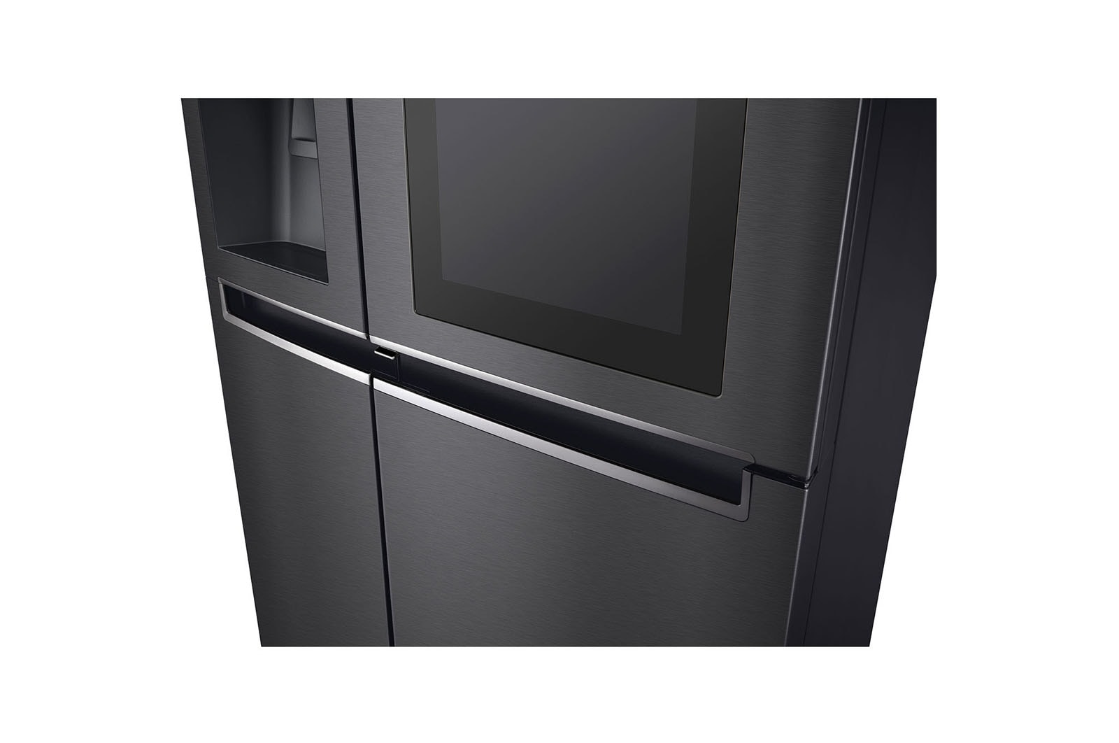 LG InstaView Door-in-Door™ GSX960MCCZ American style Fridge Freezer,  625L, Matte Black - F, GSX960MCCZ