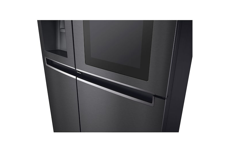 LG InstaView Door-in-Door™ GSX960MCCZ American style Fridge Freezer, 625L, Matte Black - F, GSX960MCCZ