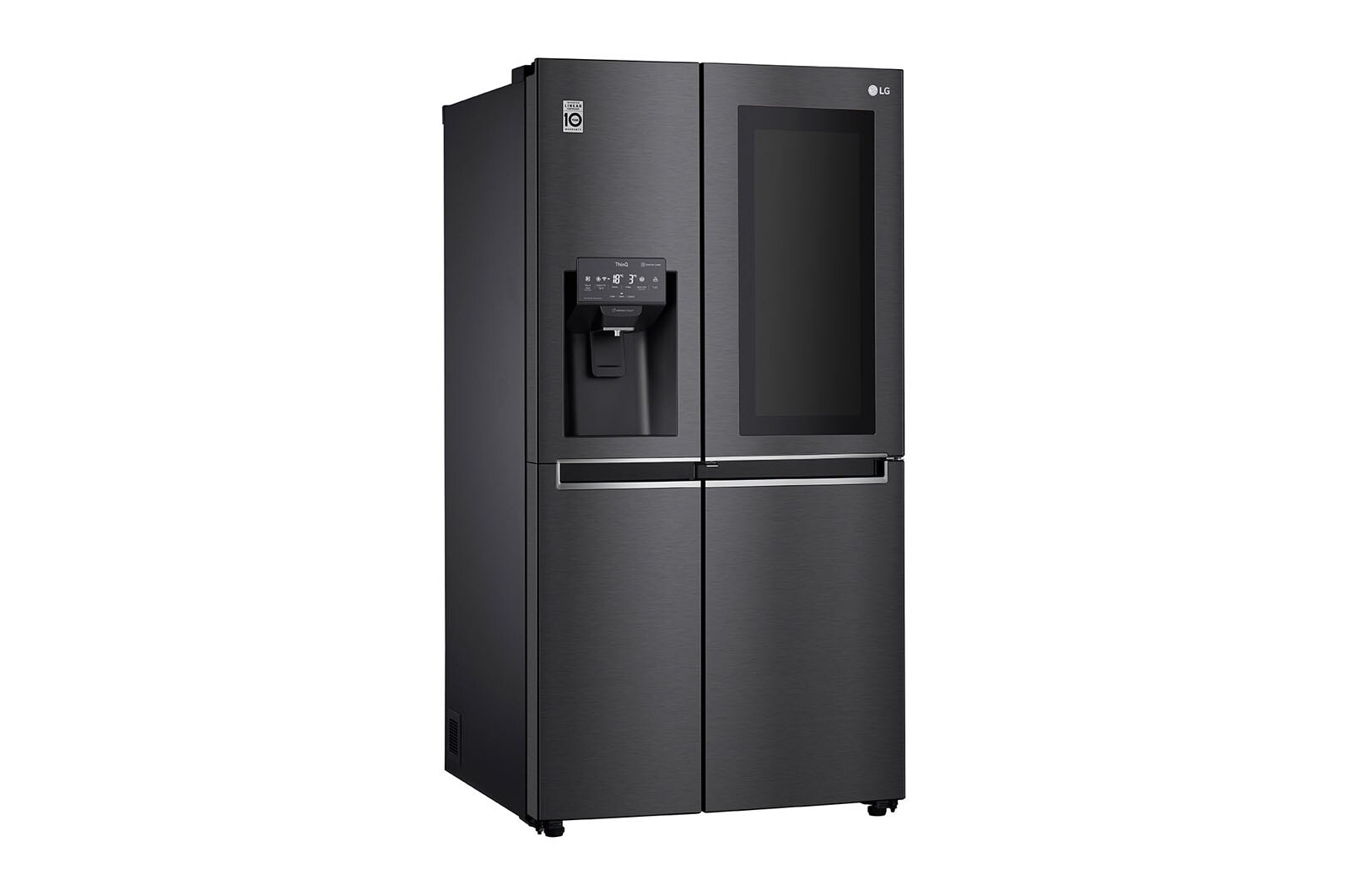 LG InstaView Door-in-Door™ GSX960MCCZ American style Fridge Freezer,  625L, Matte Black - F, GSX960MCCZ