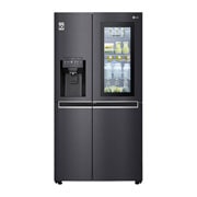 LG InstaView Door-in-Door™ GSX960MCCZ American style Fridge Freezer,  625L, Matte Black - F, GSX960MCCZ