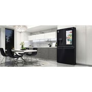 LG InstaView Door-in-Door™ GSX960MCCZ American style Fridge Freezer,  625L, Matte Black - F, GSX960MCCZ