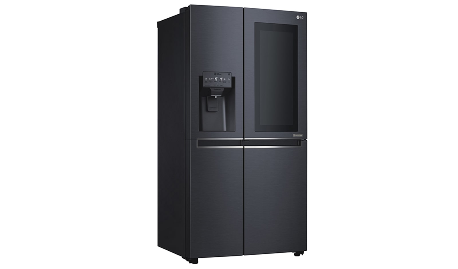 LG InstaView™ Door-in-Door® GSX960MTAZ American Style Fridge Freezer Matte Black, GSX960MTAZ