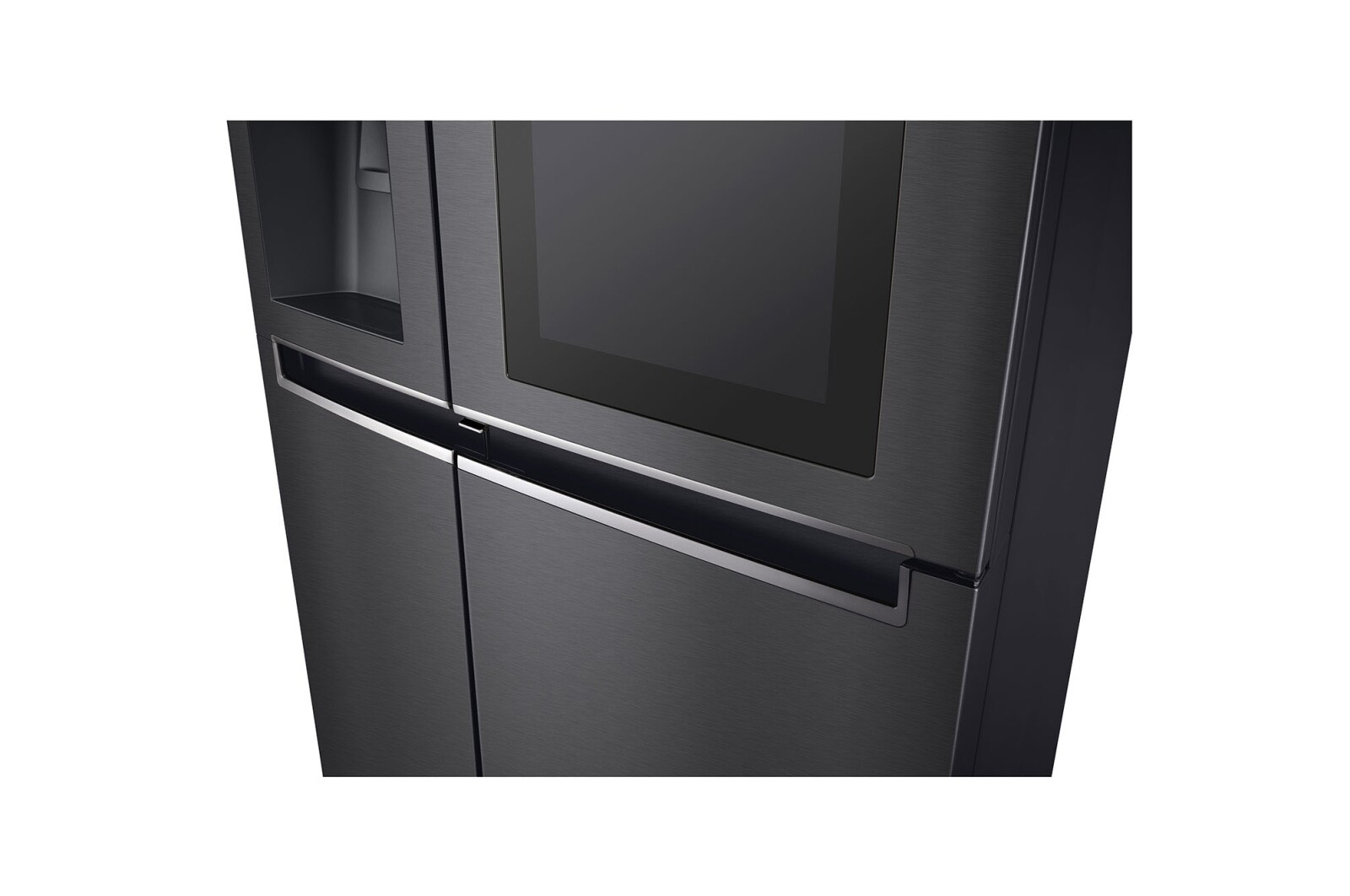 LG InstaView Door-in-Door™ GSX961MCCZ American style Fridge Freezer, 601L, Matte Black - F, GSX961MCCZ