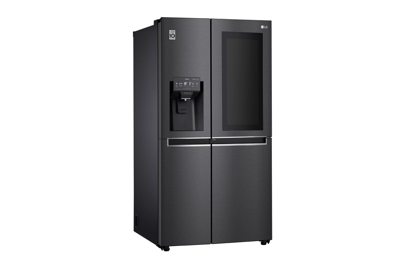 LG InstaView Door-in-Door™ GSX961MCCZ American style Fridge Freezer, 601L, Matte Black - F, GSX961MCCZ