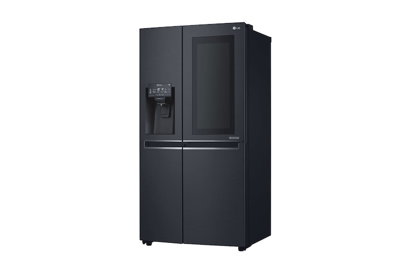 LG InstaView Door-in-Door™ GSX961MCVZ American style Fridge Freezer, 601L, Matte Black -F, GSX961MCVZ