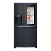 LG InstaView Door-in-Door™ GSX961MCVZ American style Fridge Freezer, 601L, Matte Black -F, GSX961MCVZ