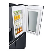 LG InstaView Door-in-Door™ GSX961MCVZ American style Fridge Freezer, 601L, Matte Black -F, GSX961MCVZ