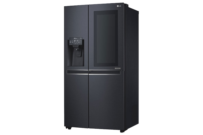 LG InstaView™ Door-in-Door® GSX961MTAZ American Style Fridge Freezer Matte Black, GSX961MTAZ