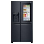 LG InstaView™ Door-in-Door® GSX961MTAZ American Style Fridge Freezer Matte Black, GSX961MTAZ