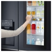 LG InstaView™ Door-in-Door® GSX961MTAZ American Style Fridge Freezer Matte Black, GSX961MTAZ