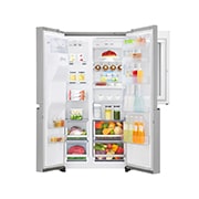 LG InstaView Door-in-Door™ GSX961NSVZ American style Fridge Freezer, 625L,  Premium Steel -F, GSX961NSVZ