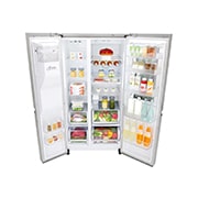 LG InstaView Door-in-Door™ GSX961NSVZ American style Fridge Freezer, 625L,  Premium Steel -F, GSX961NSVZ