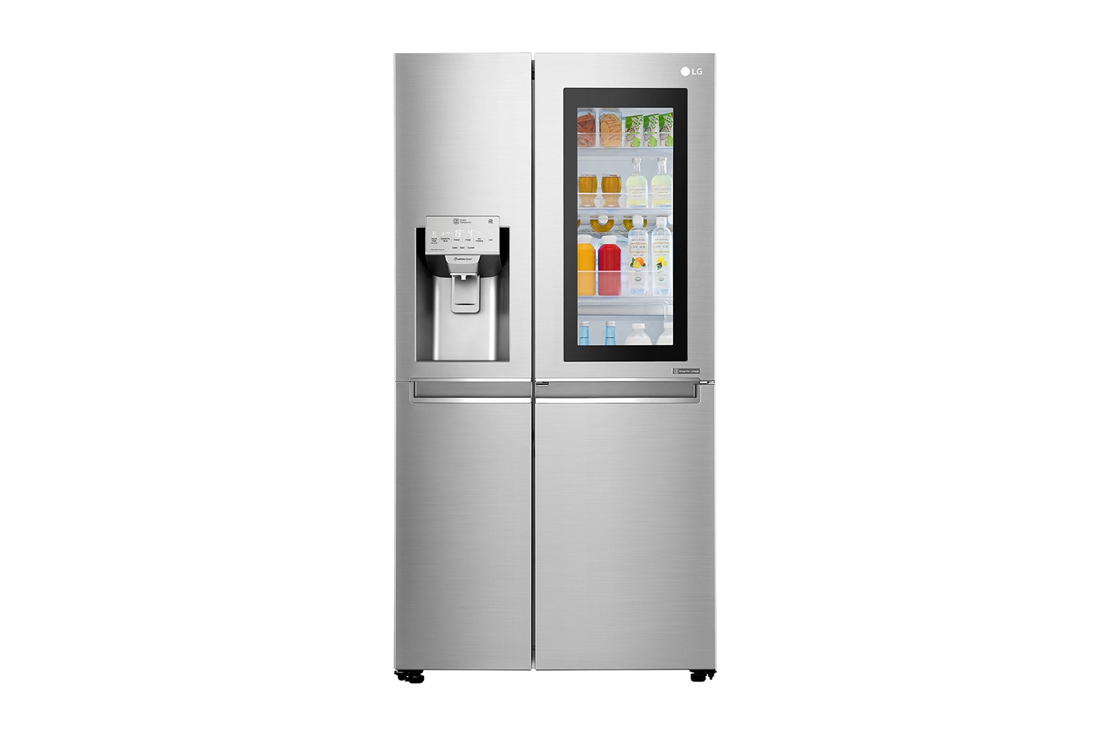 LG InstaView Door-in-Door™ GSX961NSVZ American style Fridge Freezer, 625L,  Premium Steel -F, GSX961NSVZ