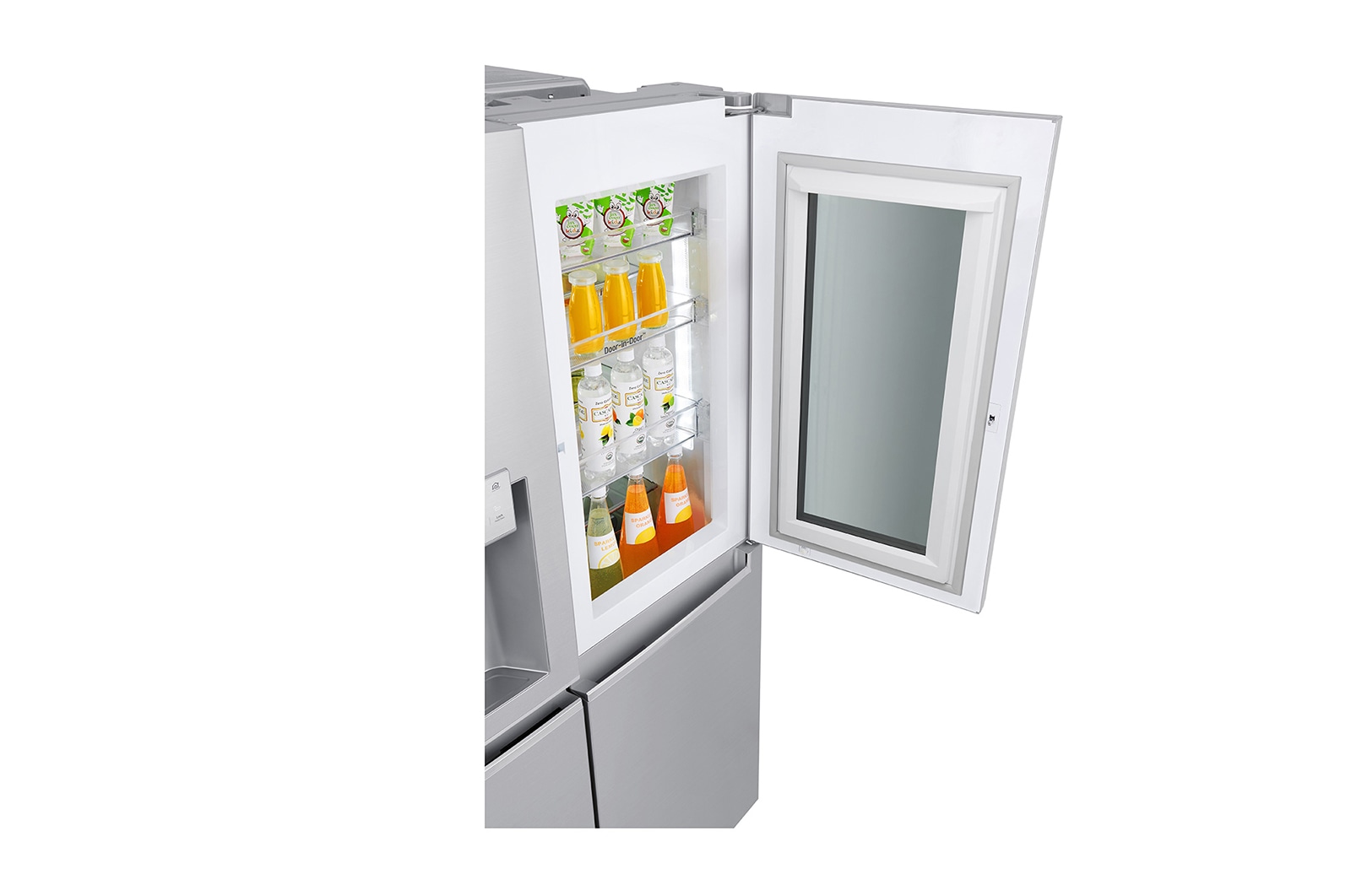 LG InstaView Door-in-Door™ GSX961NSVZ American style Fridge Freezer, 625L,  Premium Steel -F, GSX961NSVZ