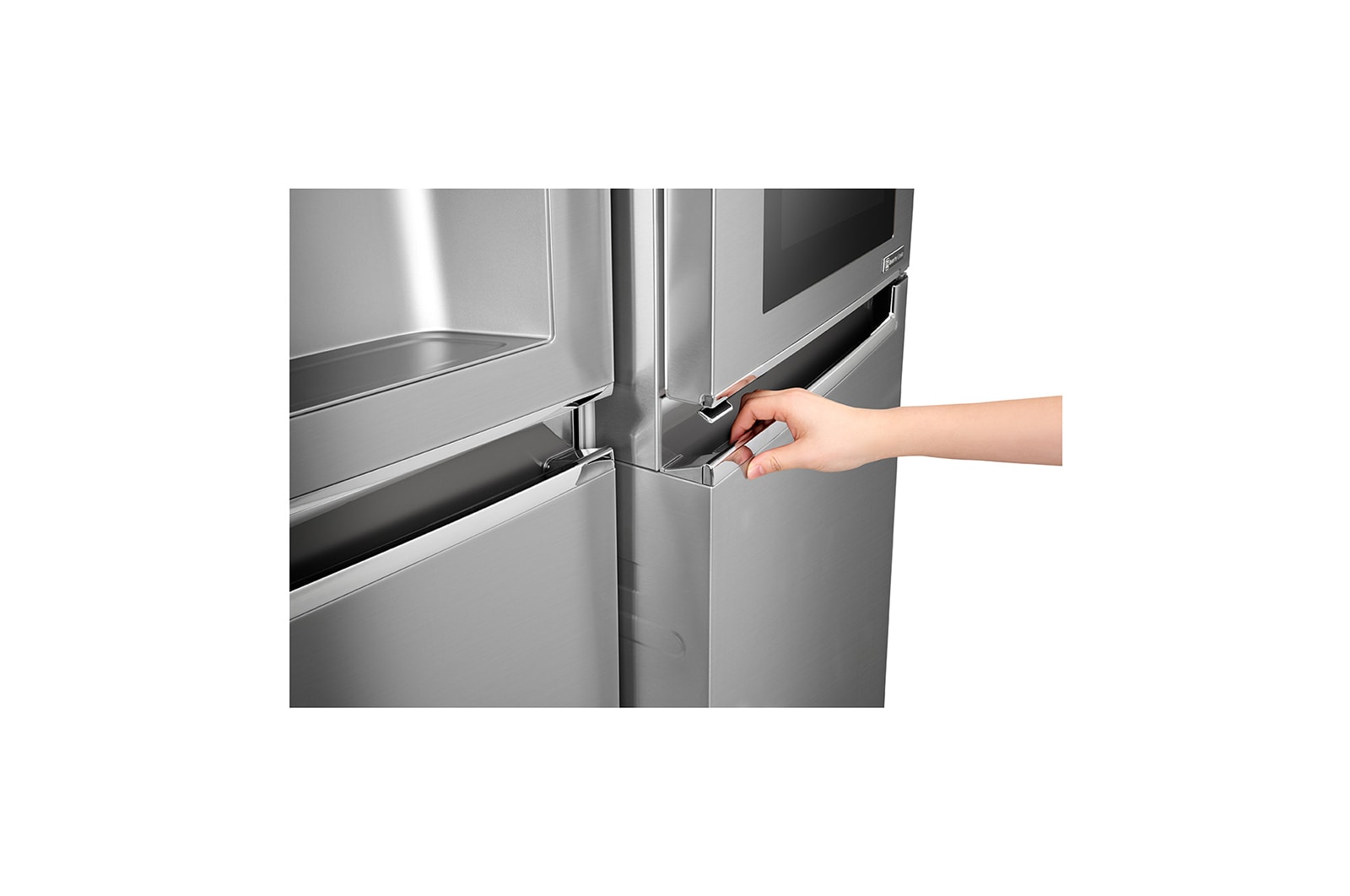 LG InstaView Door-in-Door™ GSX961NSVZ American style Fridge Freezer, 625L,  Premium Steel -F, GSX961NSVZ