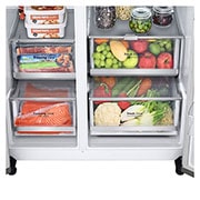 drawer with food stored