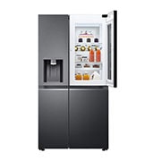 LG InstaView Door-in-Door | GSXV90MCDE | American Style Fridge Freezer | 635L | WiFi connected | Matte Black, GSXV90MCDE