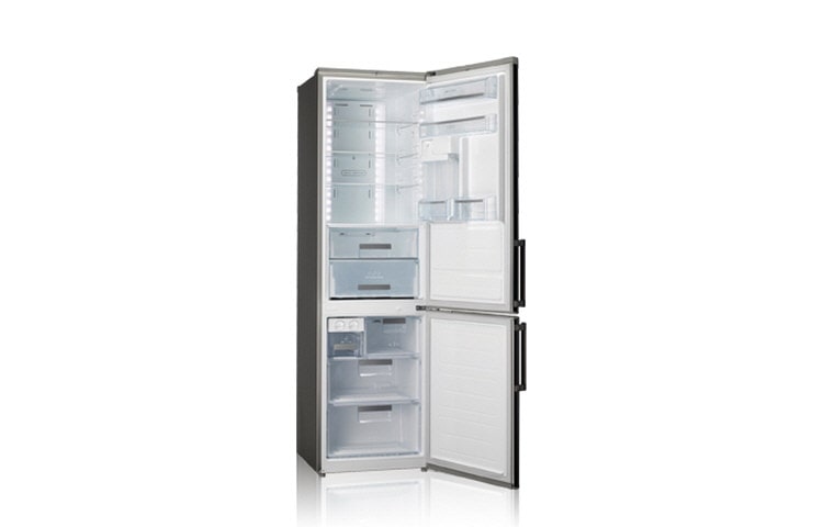 LG Combination Refrigerator/Freezer (Gross Capacity 423 Litres; Brushed Steel), GB7143A2PW1