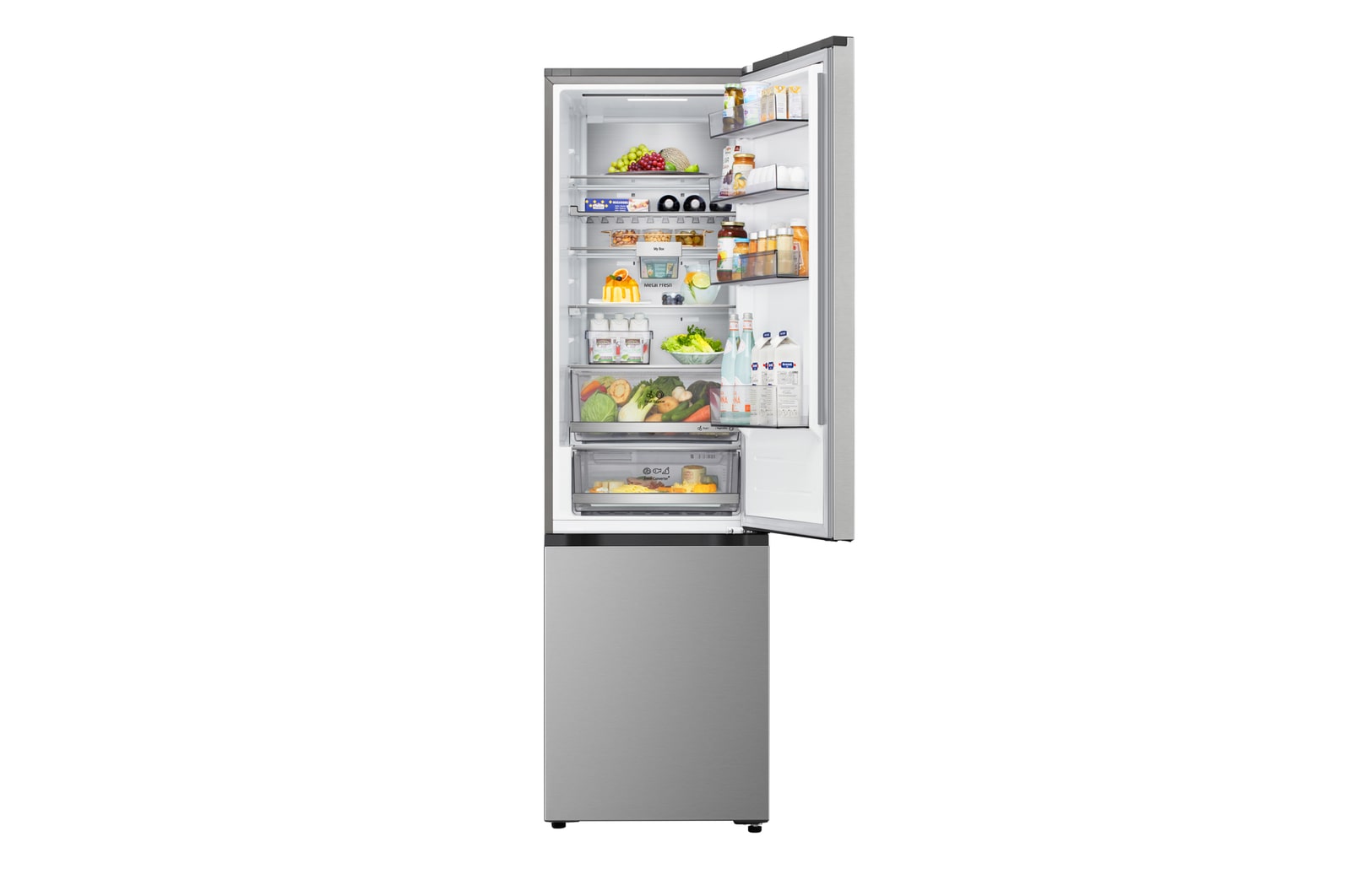 Upper view of LG fridge freezer